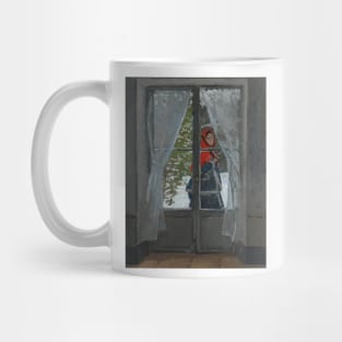 The Red Kerchief by Claude Monet Mug